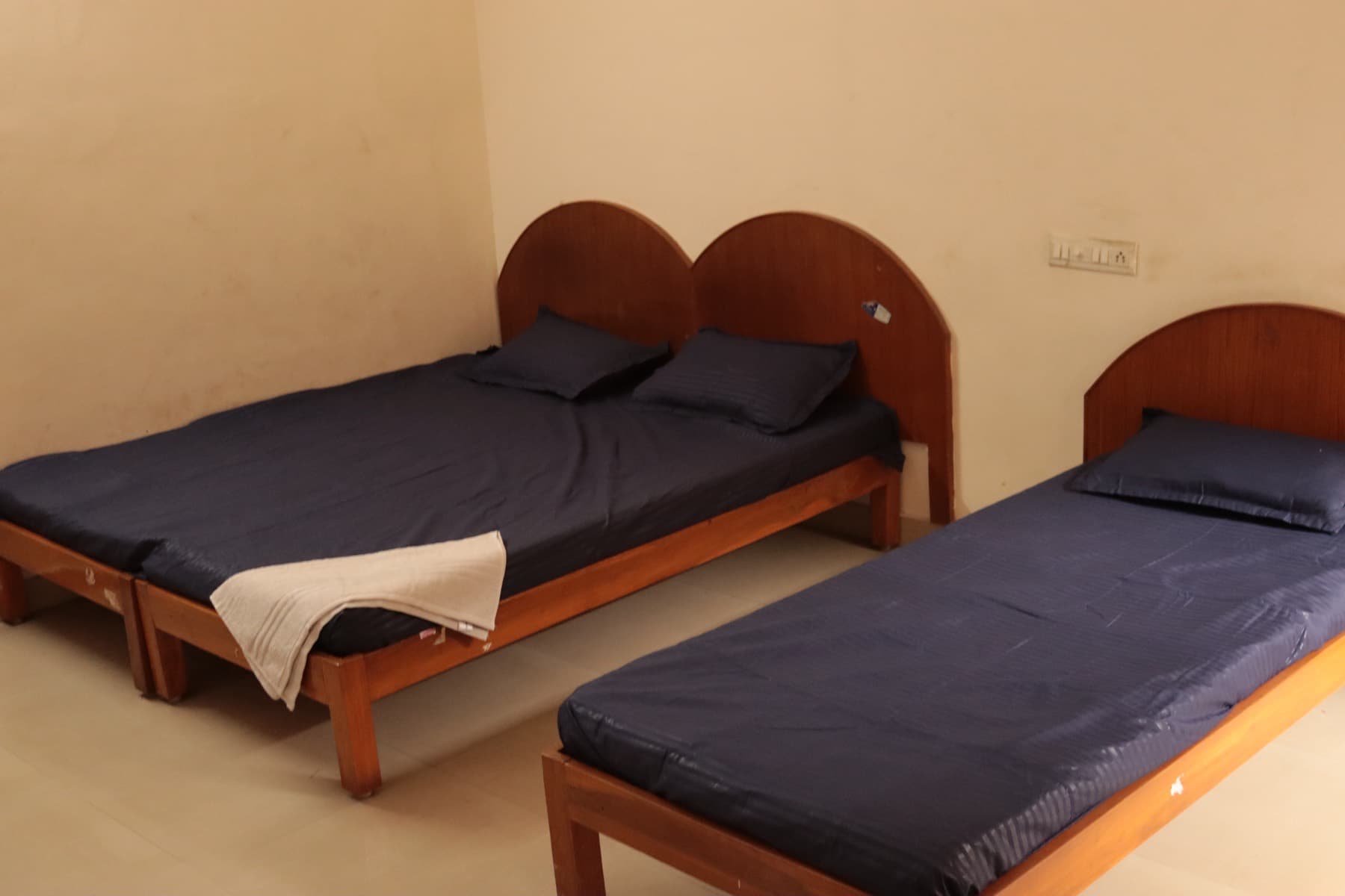 Deluxe AC Triple Room with three separate single beds